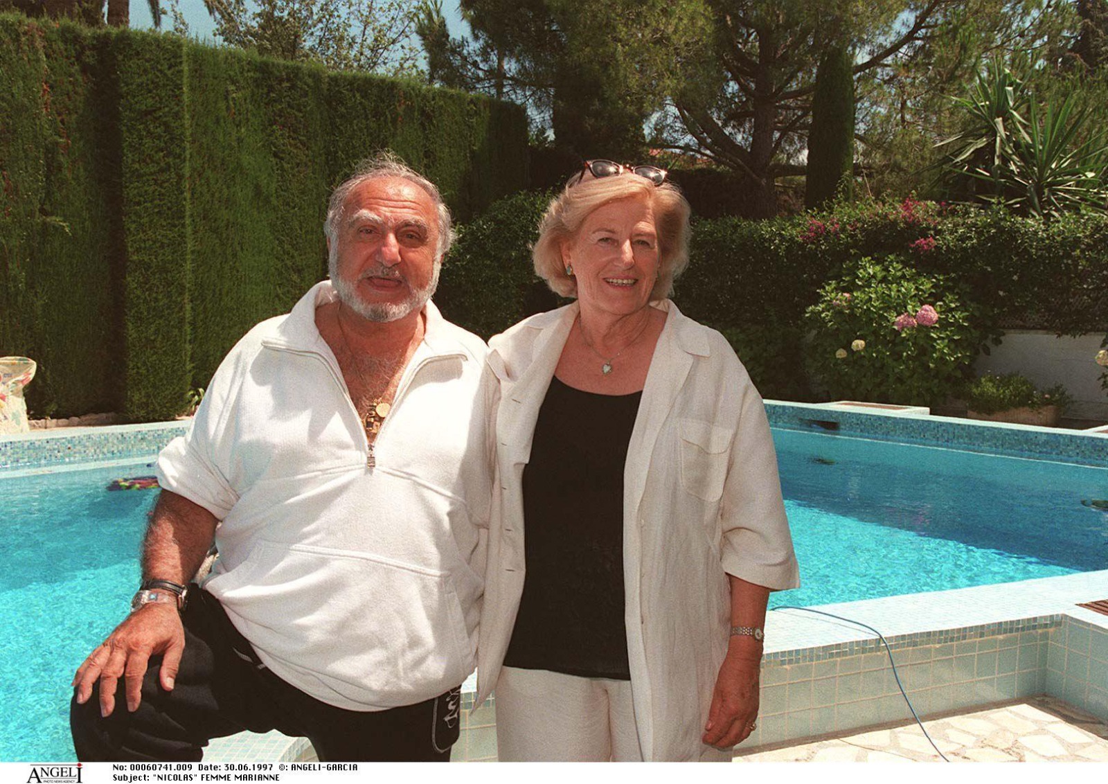 Nicolas G. Hayek family portrait