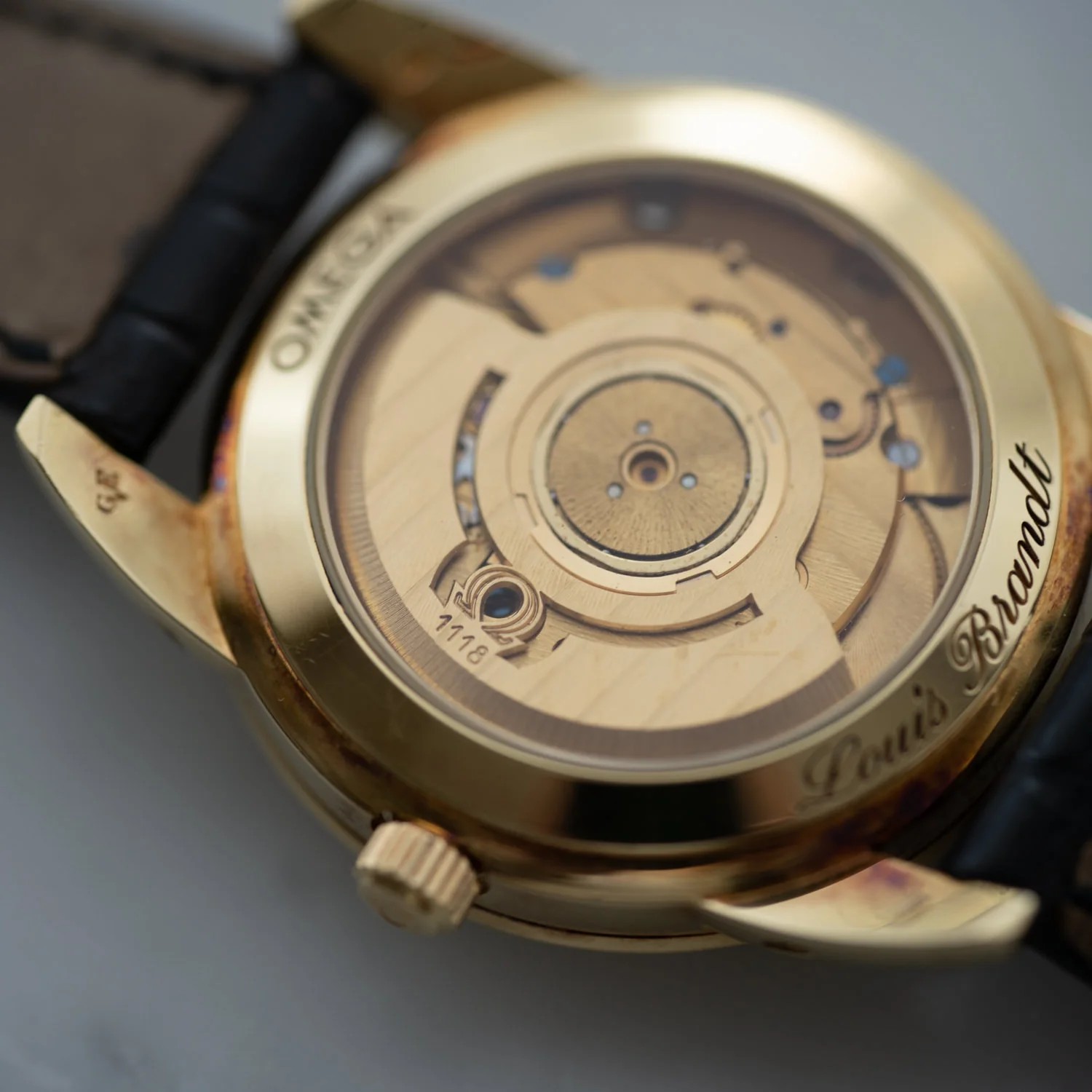 Omega Louis Brandt dial