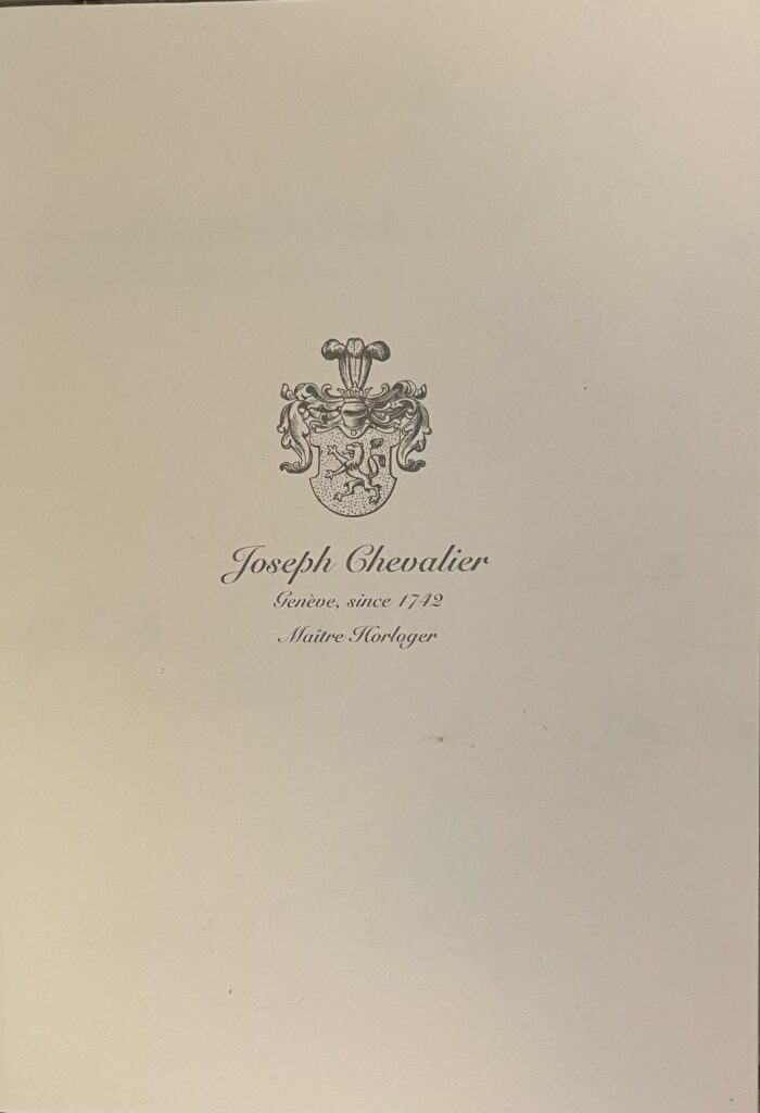 Book Joseph Chevalier