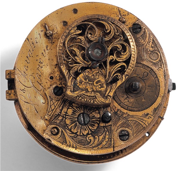 Original spindle movement, ca. 1790