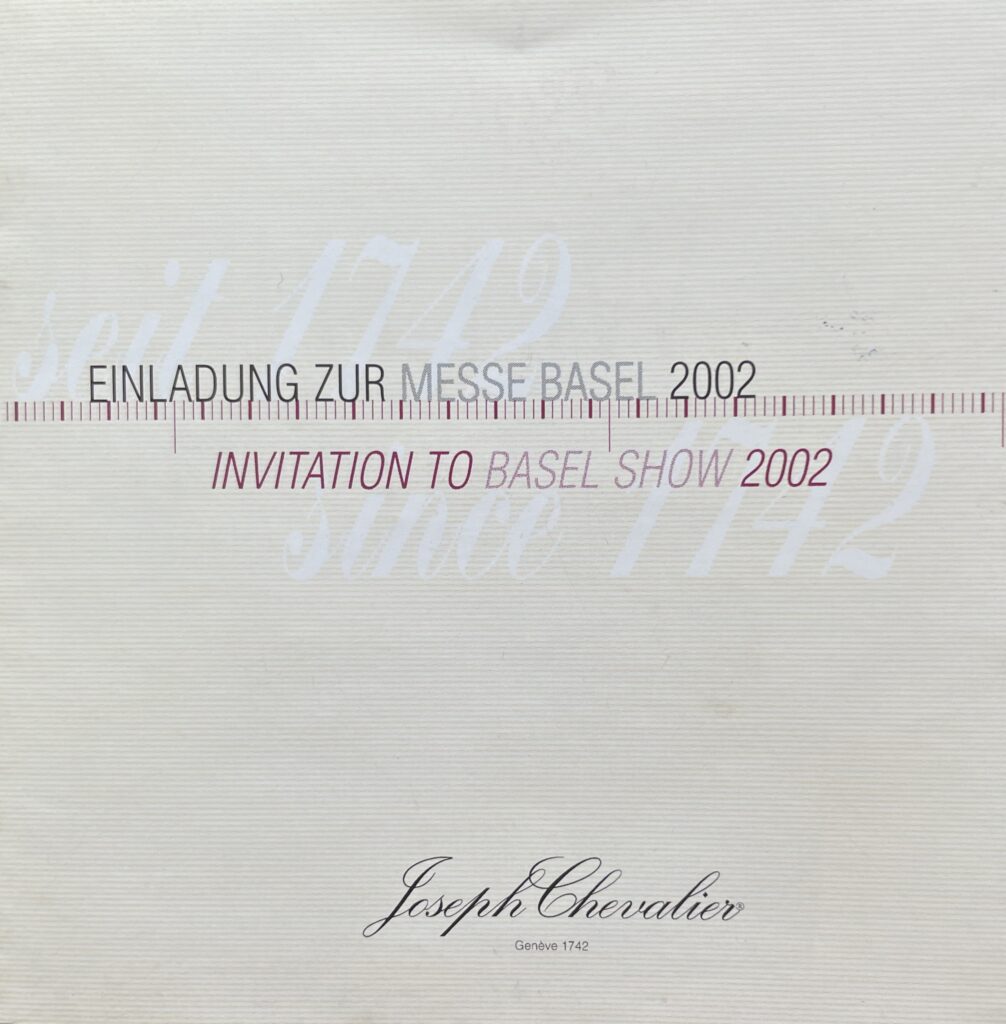 Launch at Baselworld 2002